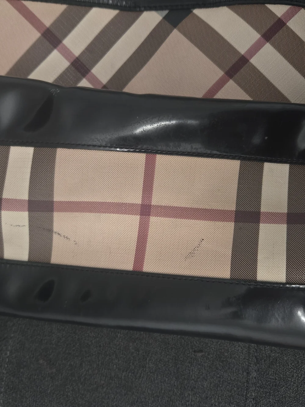 Burberry Shoulder Bag in Beige, Black, Brown